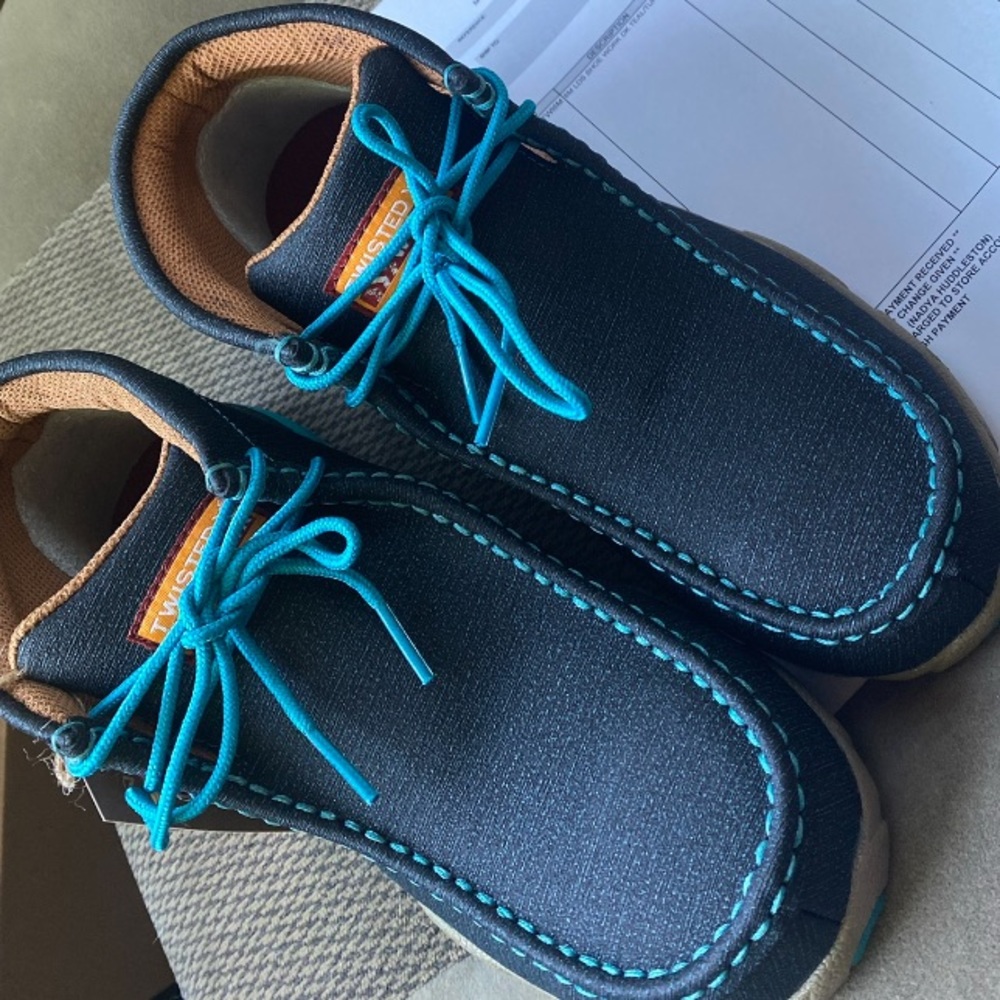 6M LDS SHOE WORK DK TEAL/TURQUOISE
